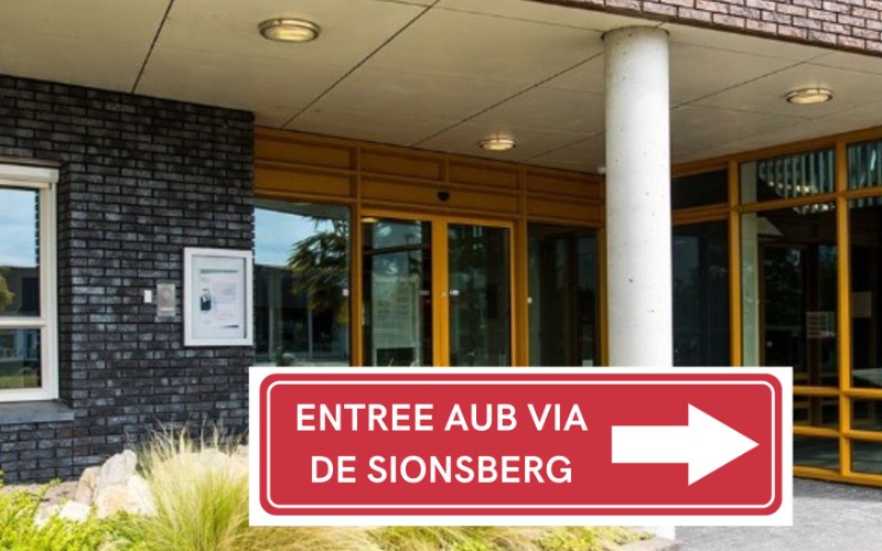 Entree afgesloten